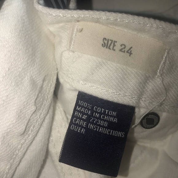 Madewell cut off shorts size 24 white - Picture 6 of 6